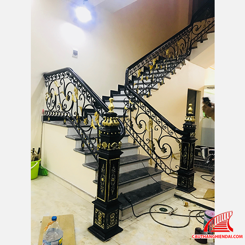 cầu thang sắt nghệ thuật 46