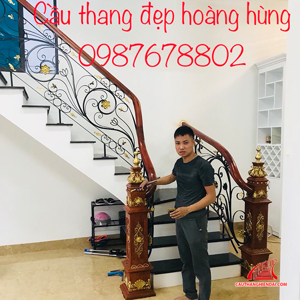 Cầu thang sắt nghệ thuật 50
