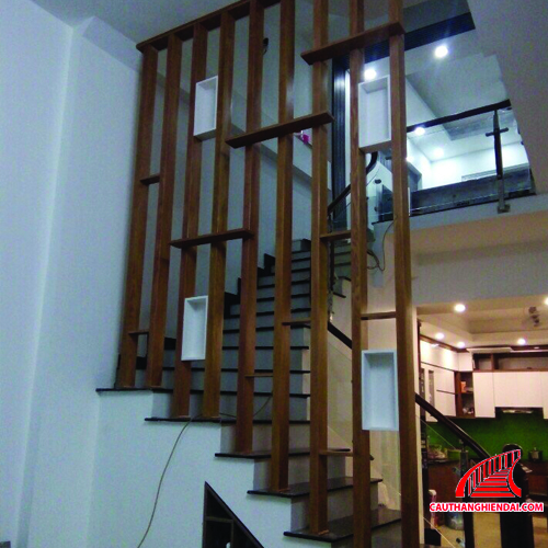 Cột gỗ trang trí 05