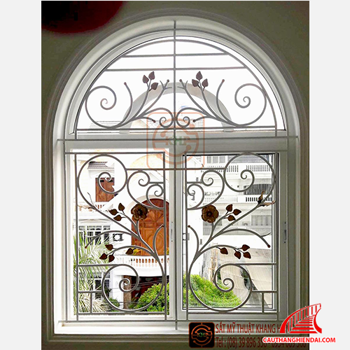 Hoa sắt nghệ thuật 07