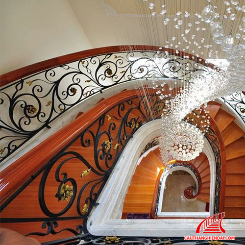 Cầu thang sắt nghệ thuật 21
