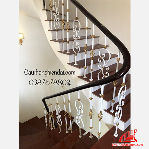 Cầu thang sắt nghệ thuật 34